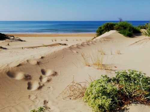 Villa hibiscus, sitrova only 100 meters from the free golden beach.