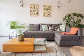 Fernseher, DVD-Player, Bücher