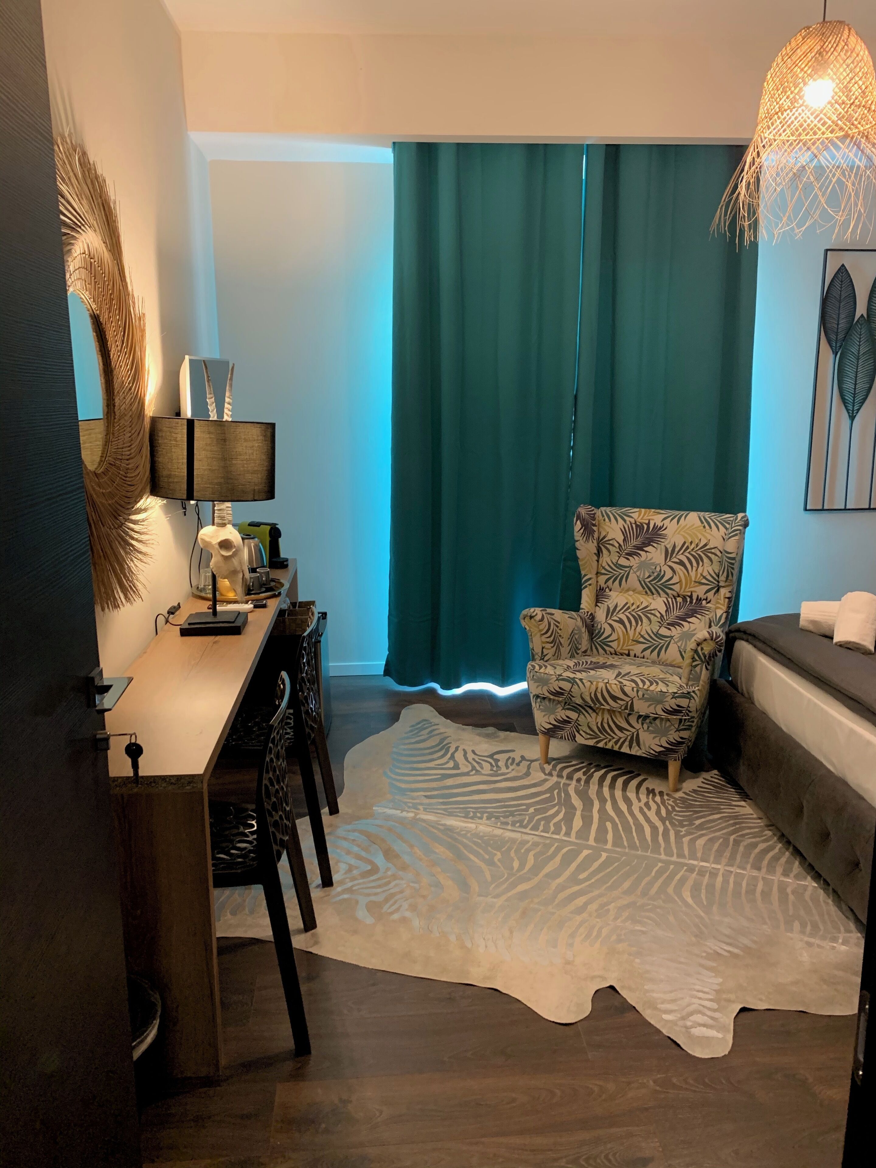 Chambre Double Standard, balcon, vue ville