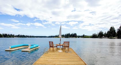 Lake Spanaway Retreat: Home w/ Private Beach!