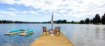 Lake Spanaway Retreat: Home w/ Private Beach!