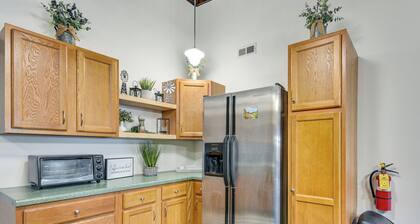 Deck + River View: Loft in Downtown Hannibal