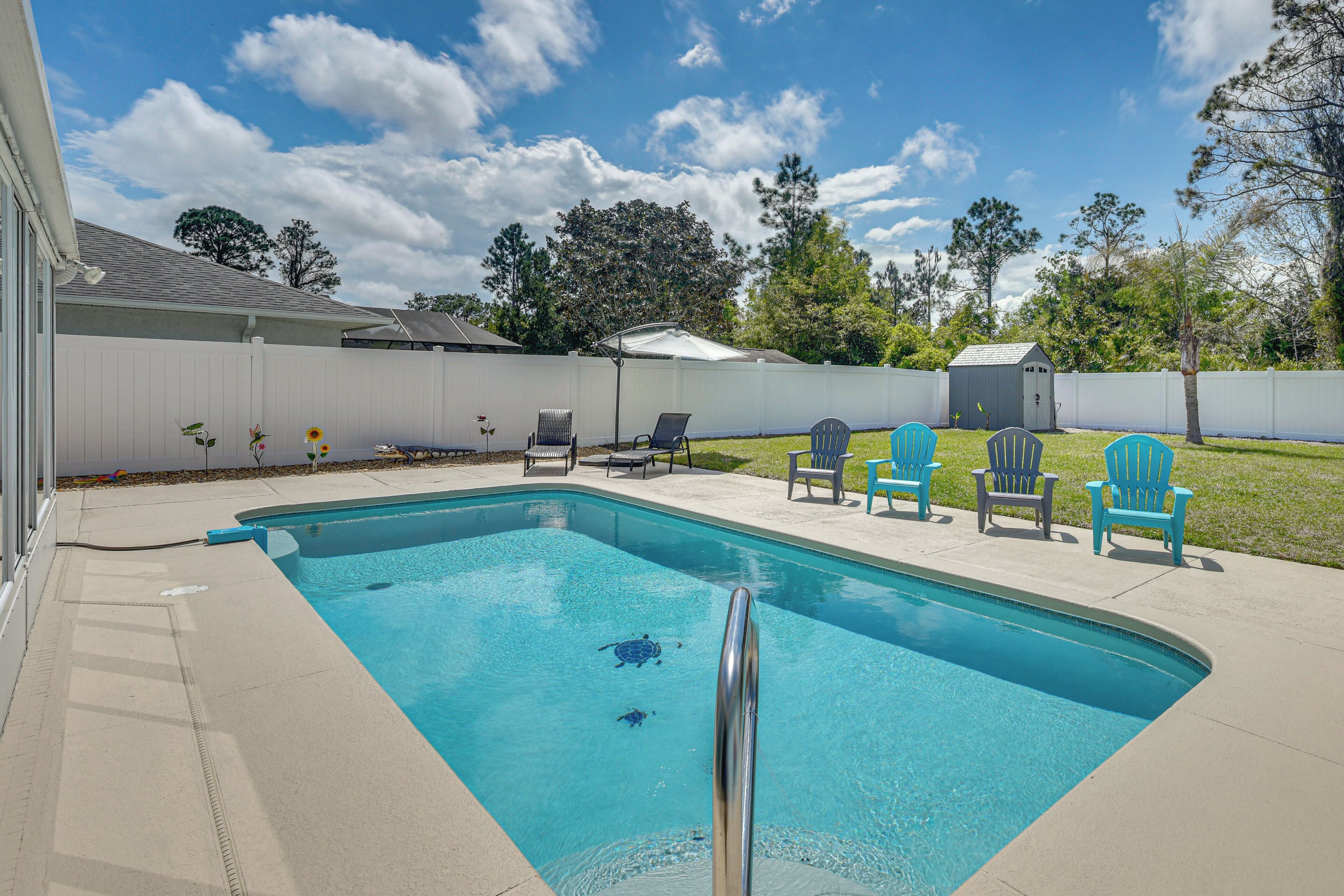 Vista frontal de la propiedad