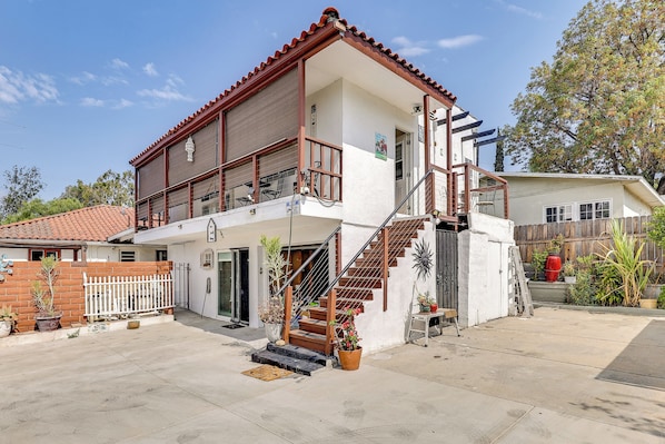 Fachada de la propiedad