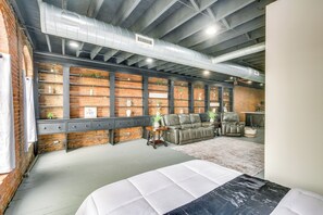 Apartment (0 Bedroom) | Interior - Walk to River + Shops: Downtown Hannibal Loft (Hannibal)