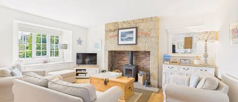 TV, fireplace, video games, offices