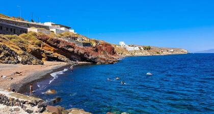 Santorini's Old Mill Serene Getaway by Pori Beach