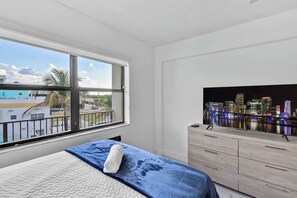 1 bedroom, iron/ironing board, travel crib, WiFi