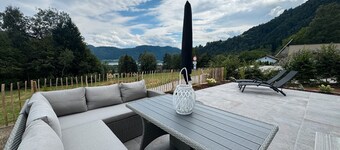 Maison de vacances 'Almrausch' avec vue sur le lac, terrasse privée et Wi-Fi