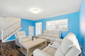 Rumah, 3 kamar tidur | Area keluarga | Smart TV dan layanan streaming