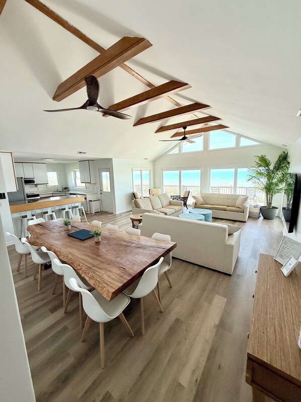 Interior - Salty Haven - Endless Views- Private Beachfront House & Pool- 7 Bedroom + 5 Bath (Indian Beach)