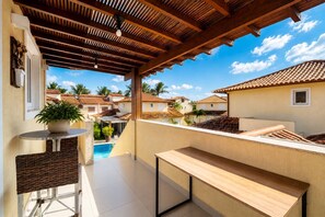 Deluxe House, 3 Bedrooms, Poolside | Terrace/patio - Bz93 Casa 250m da praia de Geriba (Buzios)