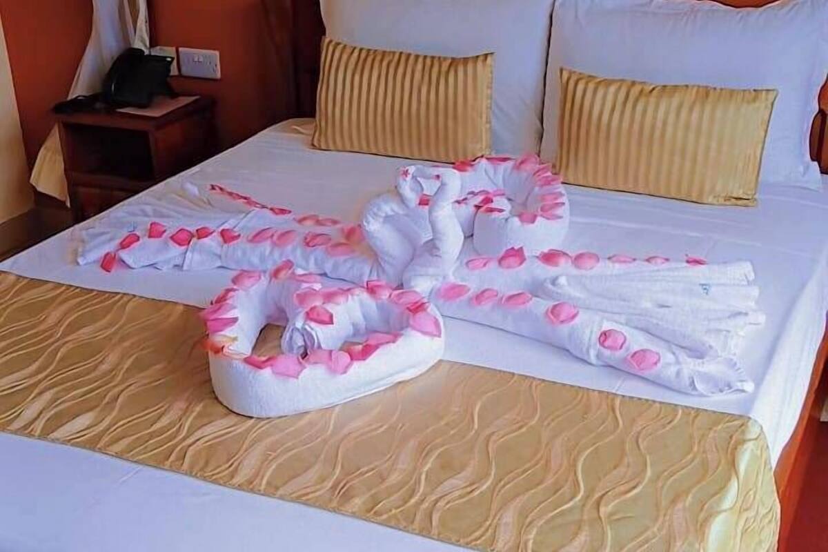 Free WiFi, bed sheets