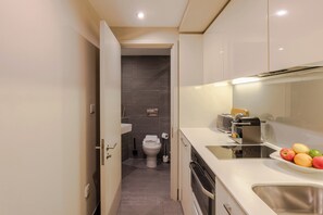 Fridge, dishwasher, toaster