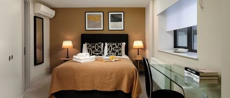 1 間睡房、熨斗/熨衫板、免費 Wi-Fi、床單