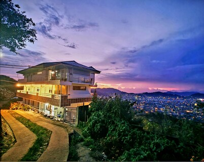 Experience the stunning Mountain view of the La Trinidad Valley landscape.