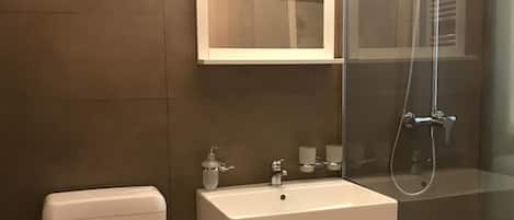 Sèche-cheveux, serviettes fournies, papier toilette