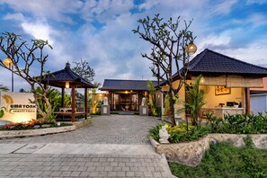 Façade de l’hébergement