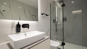 Hair dryer, towels