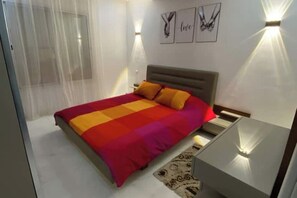 1 sovrum, strykjärn/strykbräda, gratis wi-fi och sängkläder