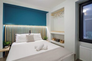 1 غرفة نوم ومكواة/لوح كي وواي فاي وملاءات أسرّة