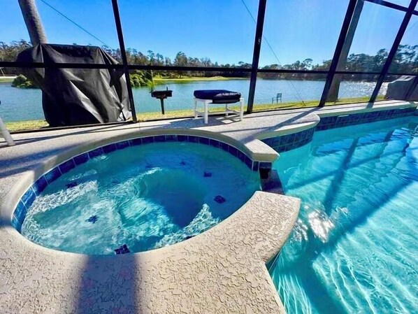Una piscina climatizada