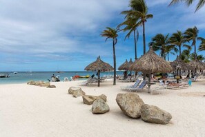 Beach - Marriott Aruba Surf Club – 2 BR/2 BA • Sleeps 8 • Beachfront • Lazy River Access (Noord)