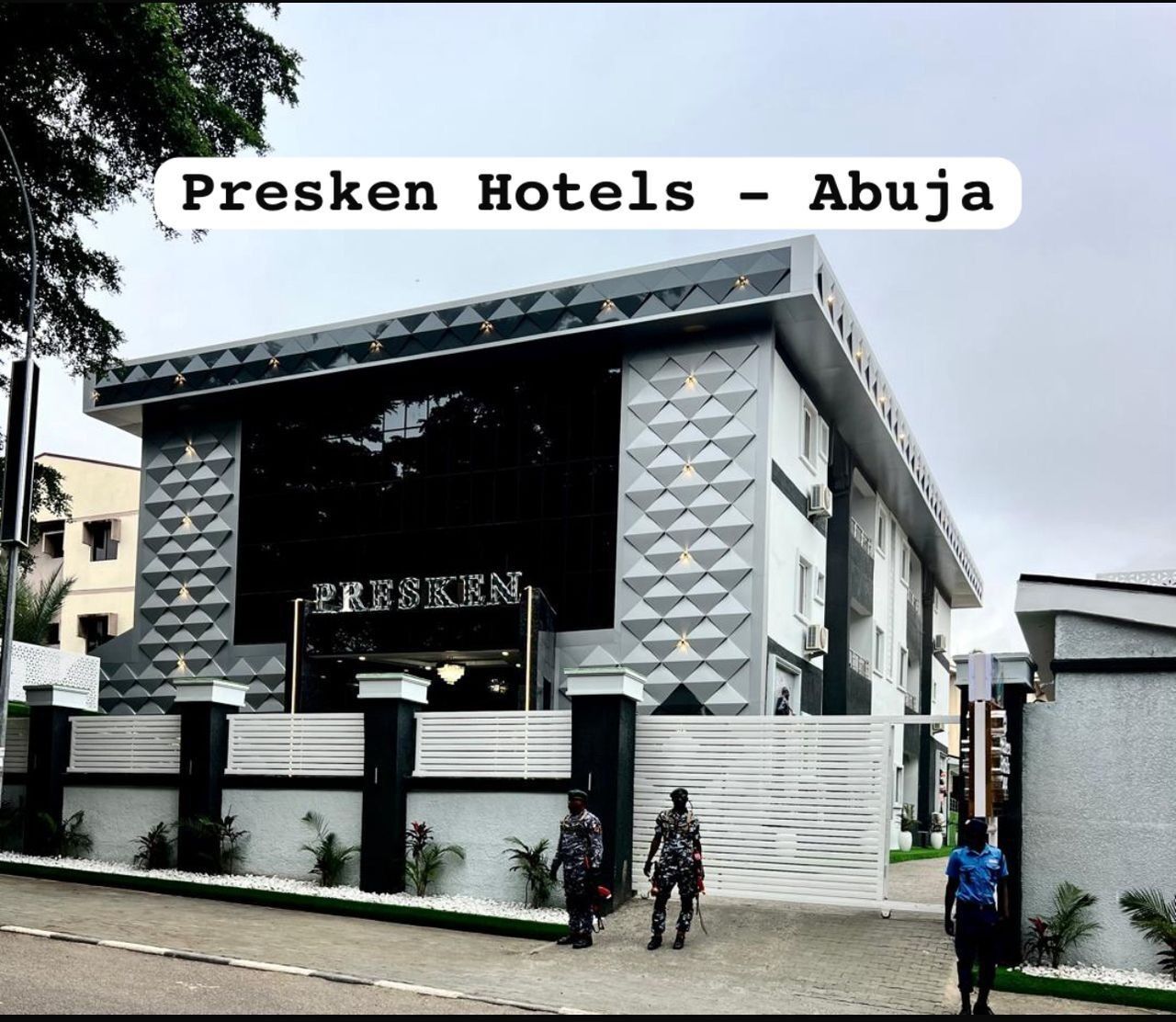 Façade de l’hébergement