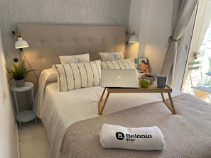 2 bedrooms, iron/ironing board, free WiFi, bed sheets