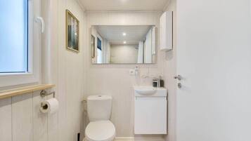 Een douche, een haardroger