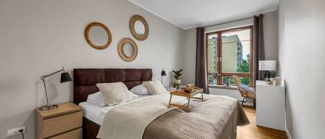 3 soveværelser, skrivebord, strygejern/strygebræt, gratis Wi-Fi