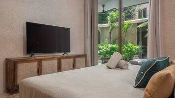 2 slaapkamers, een strijkplank/strijkijzer, wifi, beddengoed