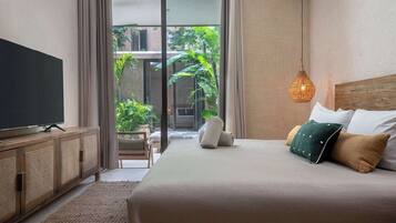 2 slaapkamers, een strijkplank/strijkijzer, wifi, beddengoed