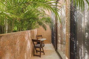 Terrace/patio - Serene 2BR Apartment with Private Pool, Kokoon Pueblo II (Tulum)
