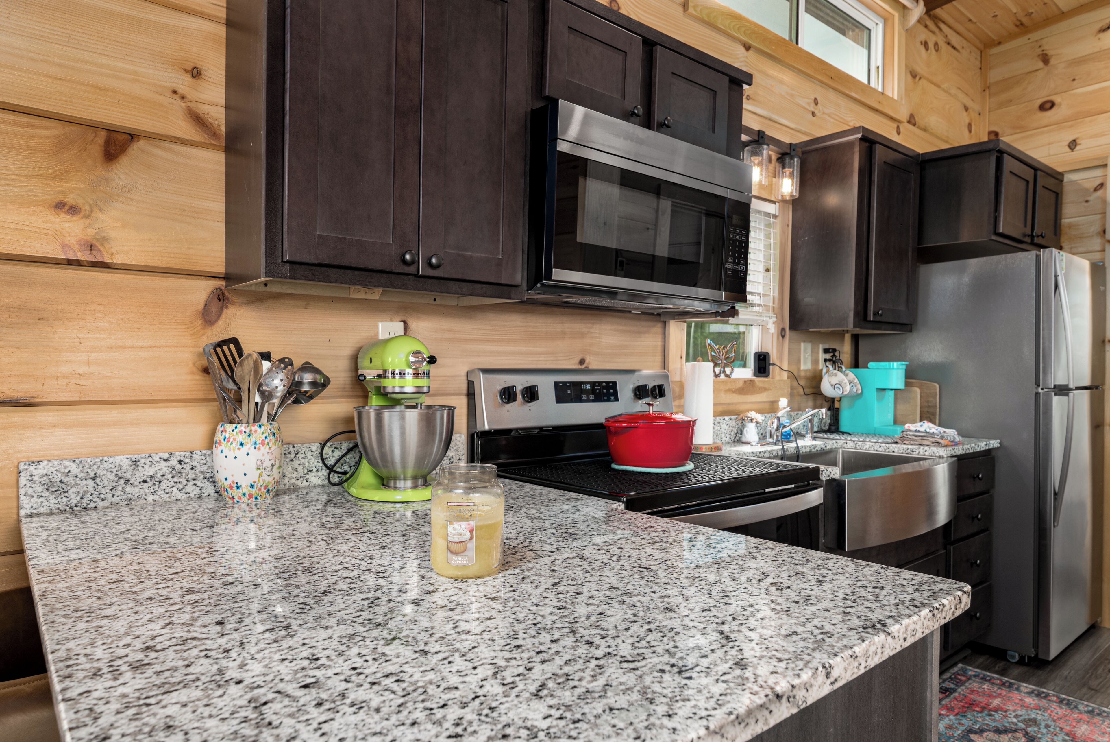 Microwave, oven, stovetop