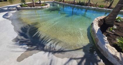 Tropical lagoon villa