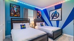 4 bedrooms, iron/ironing board, WiFi, bed sheets