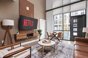 TV, foosball - Premier Downtown Indy Pad (Indianapolis)