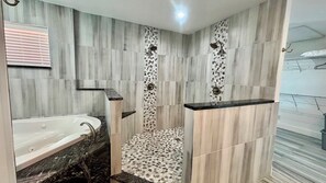 Hair dryer, towels