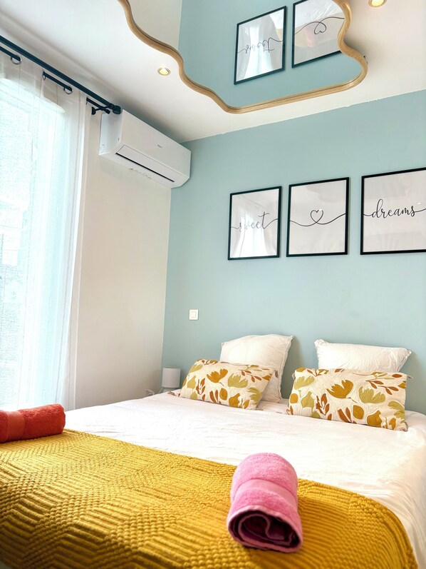 1 bedroom, iron/ironing board, free WiFi, bed sheets