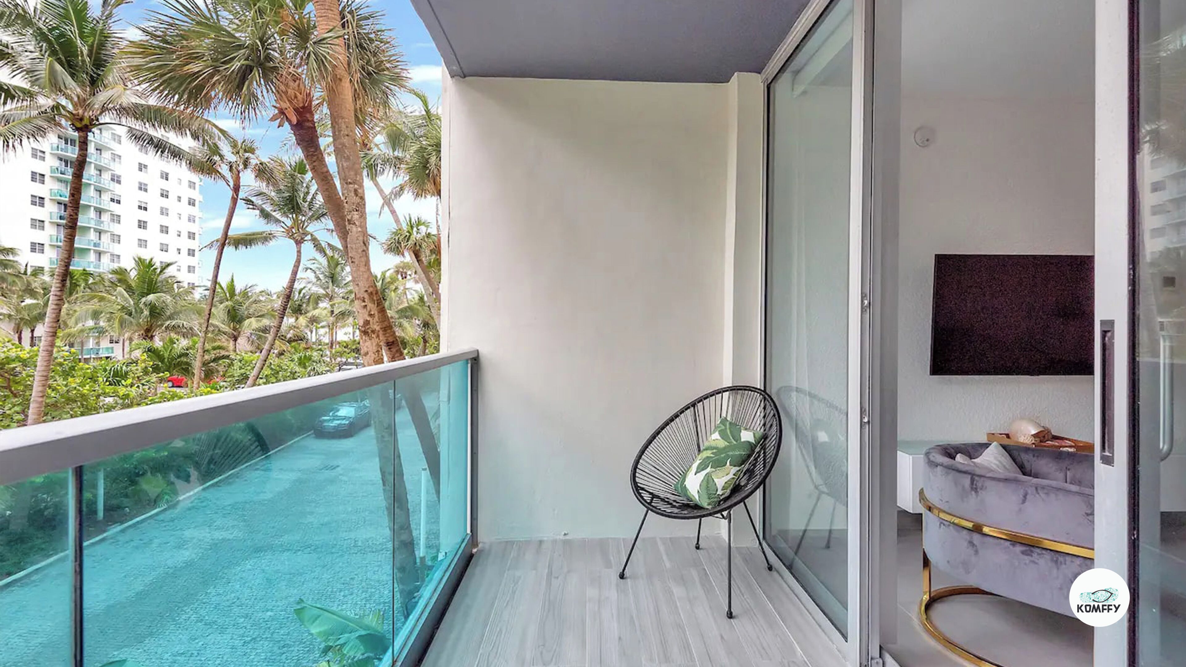 Design Apartment, Balcony, Garden View | Terrace/patio