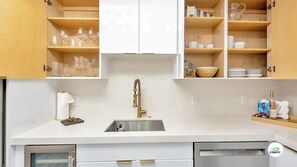 Appartement Design, balcon, vue jardin | Cuisine privée