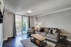 Living area - 2BR Condo in The Prado • Huge Balcony • Pool • Gym • Walkable Location in WPB (West Palm Beach)