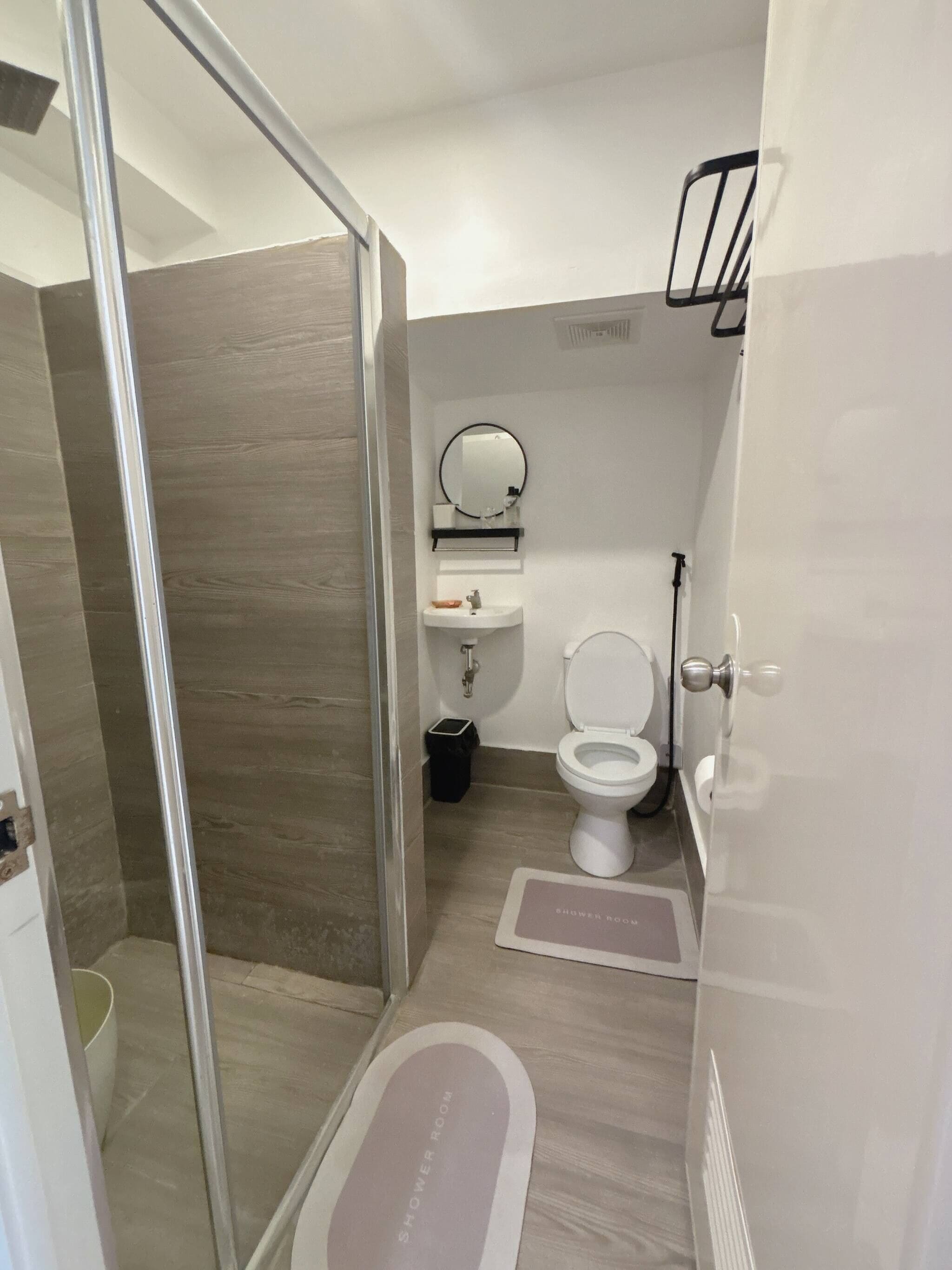 Appart'hôtel, 1 chambre, fumeurs, balcon | Salle de bain