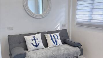 Apartamento, 1 habitación, fumadores, balcón | Sala de estar