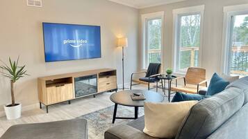 TV, fireplace, ping pong