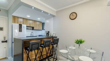 Apartamento básico | Opções para refeição