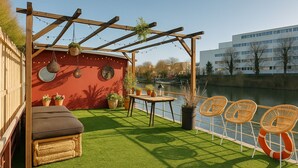 Property grounds - Maison sur l'eau 3 chambres & Terrasse Proche Paris center (Villeneuve-la-Garenne)