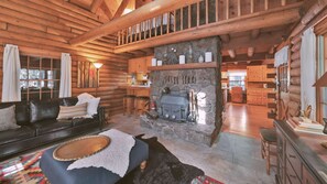 Fernseher, Kamin, Arbeitsbereiche