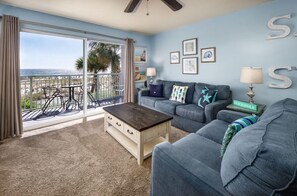 Condo, 1 Queen Bed with Sofa bed (Pelican Isle 107) | Living area
